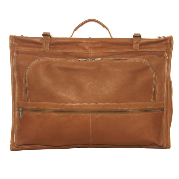 piel leather TRI-FOLD GARMENT BAG