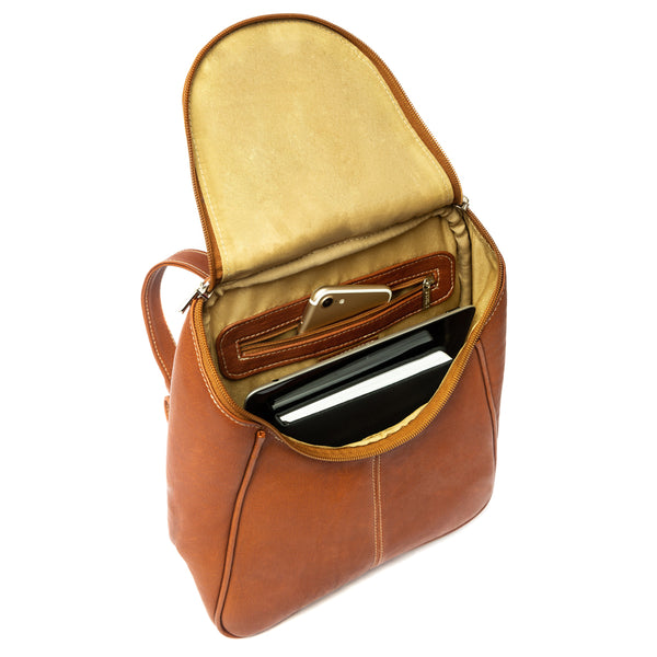 Piel Leather U-ZIP BACKPACK