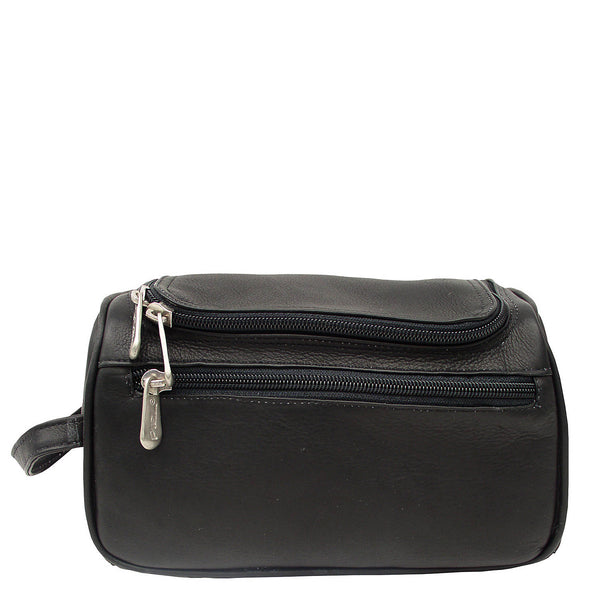 Piel Leather U-ZIP TOILETRY KIT