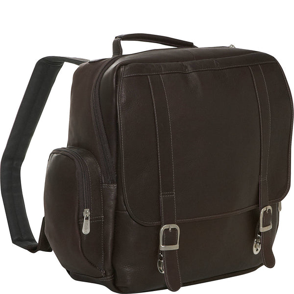 Piel Leather VERTICAL COMPUTER BACKPACK