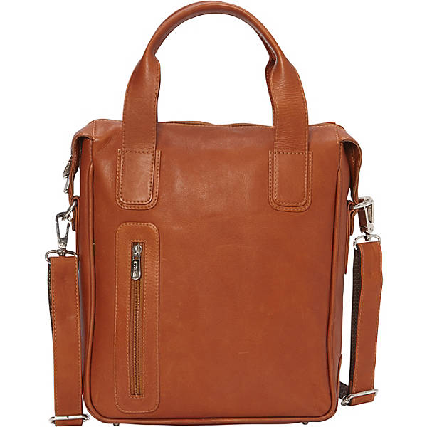 piel leather VERTICAL LAPTOP BRIEFCASE