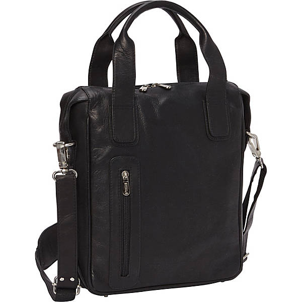 Piel Leather VERTICAL LAPTOP BRIEFCASE