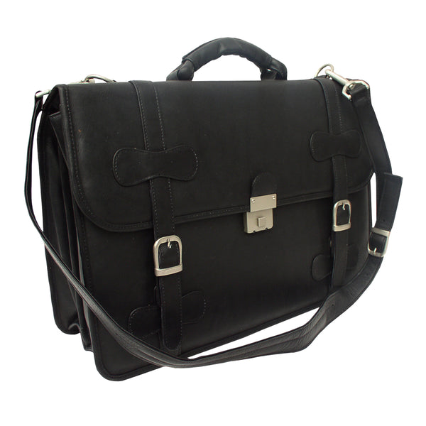 Piel Leather XXL FLAP-OVER PORTFOLIO
