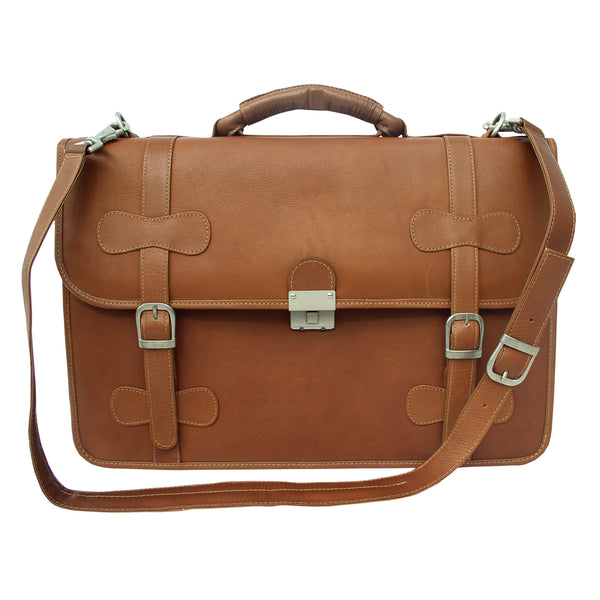 Piel Leather XXL FLAP-OVER PORTFOLIO