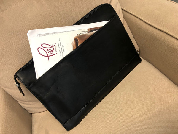 Piel Leather ZIP AROUND ENVELOPE