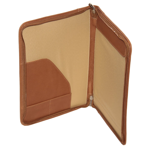 Piel Leather ZIPPERED PADFOLIO