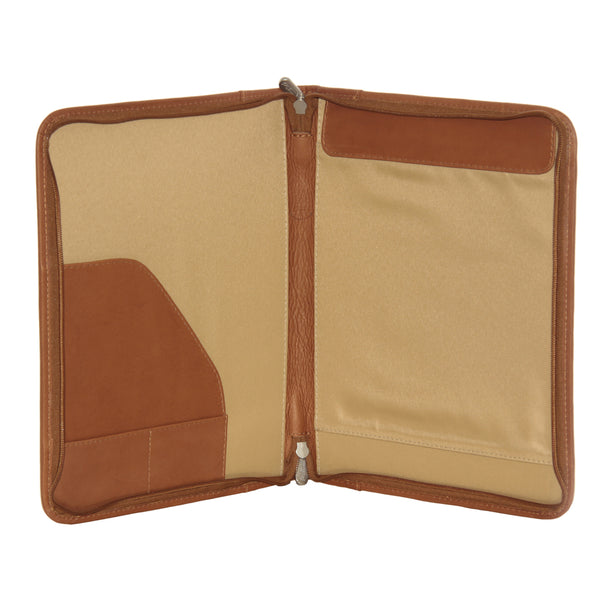 Piel Leather ZIPPERED PADFOLIO
