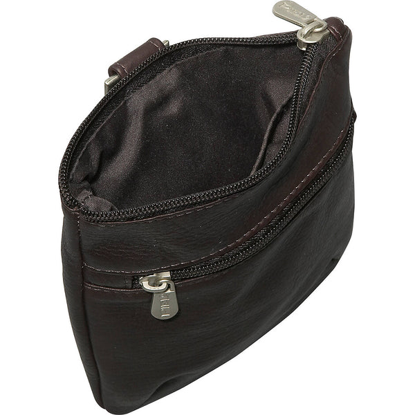 Piel Leather ZIPPERED VALUABLE POUCH