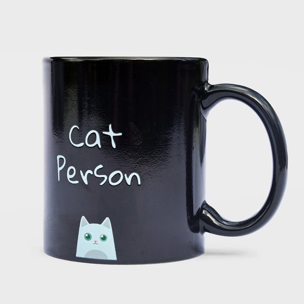 Pikkii Crazy Cat Person Heat Change Mug