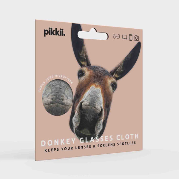 pikkii Donkey Microfiber Lens Cleaning Cloth