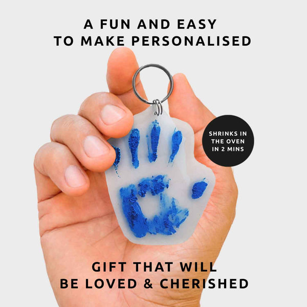 Pikkii Hand Print Shrink Key Chain Kit