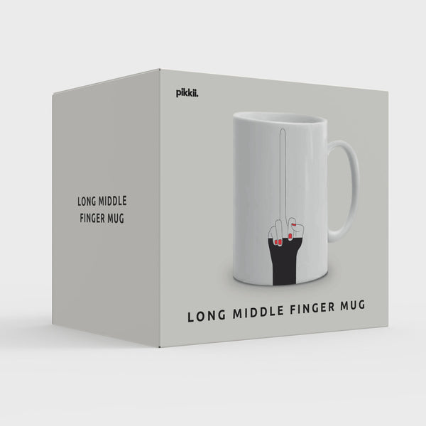 Pikkii Long Middle Finger Mug