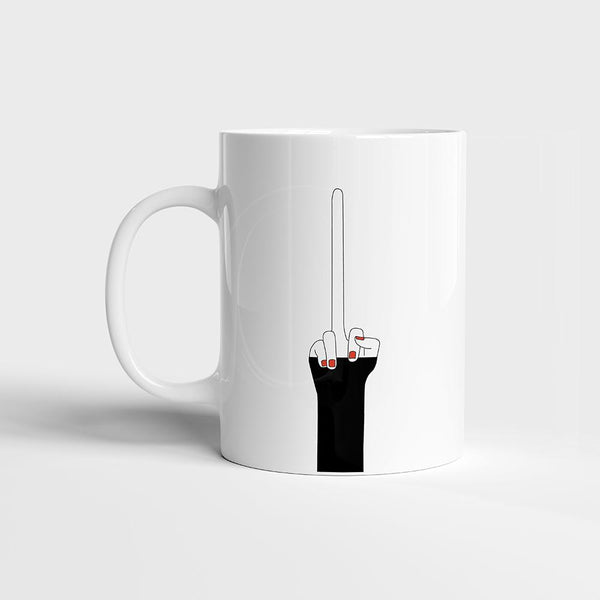 pikkii Long Middle Finger Mug