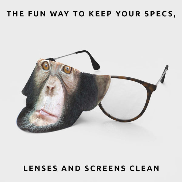 Pikkii Monkey Microfiber Lens Cleaning Cloth