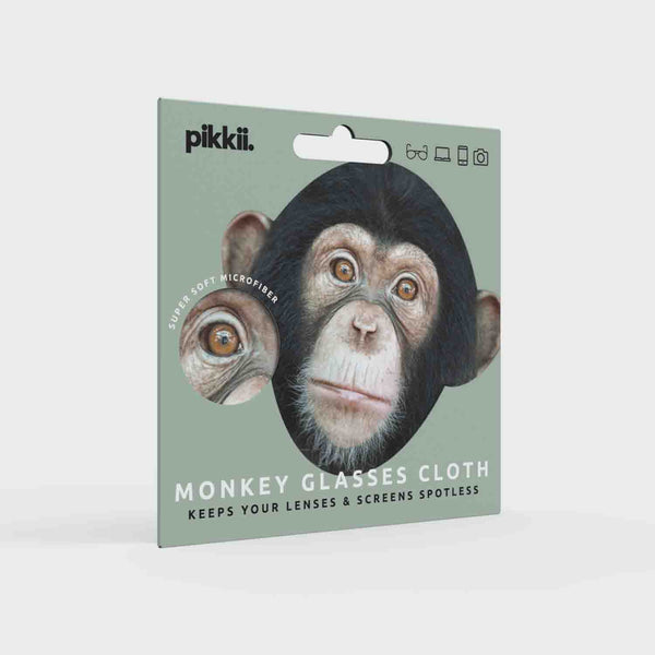 pikkii Monkey Microfiber Lens Cleaning Cloth