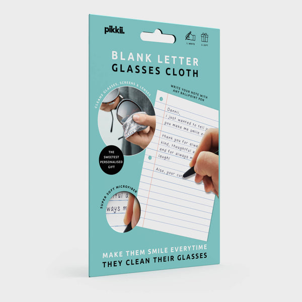 pikkii Personalised Letter Glasses Cloth
