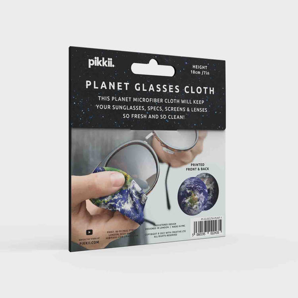 Pikkii Planet Earth Lens Cleaning Cloth