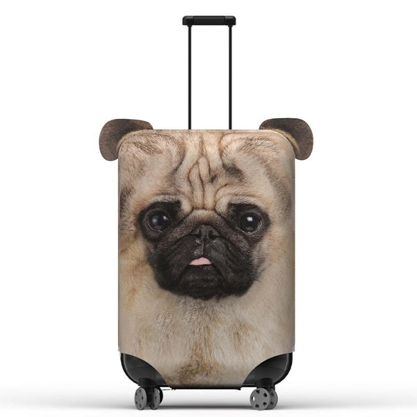 Pikkii Pug Animal Luggage Cover