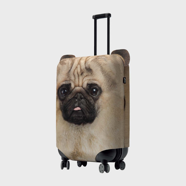 pikkii Pug Animal Luggage Cover 