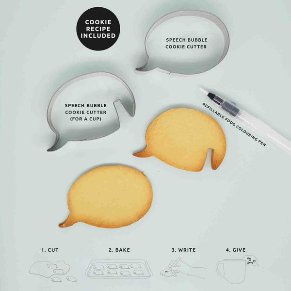 Pikkii Speech Bubble Cookie Kit
