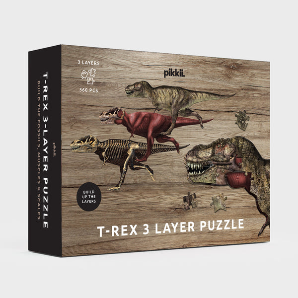 pikkii T-Rex 3 Layer Puzzle