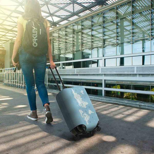 Pikkii Travel Log Luggage Cover + Pen