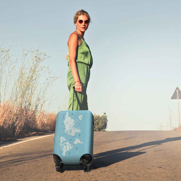 Pikkii Travel Log Luggage Cover + Pen