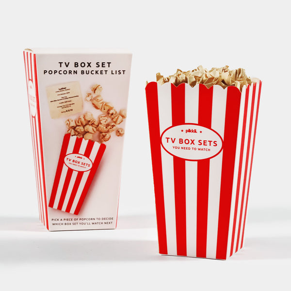 Pikkii TV Box Set Popcorn Bucket List