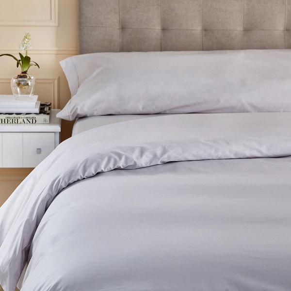 Pikolin Home 100% 200 Thread Count Breathable Cotton Duvet Cover Set