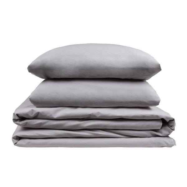 pikolin home 100% 200 thread count breathable cotton duvet cover set