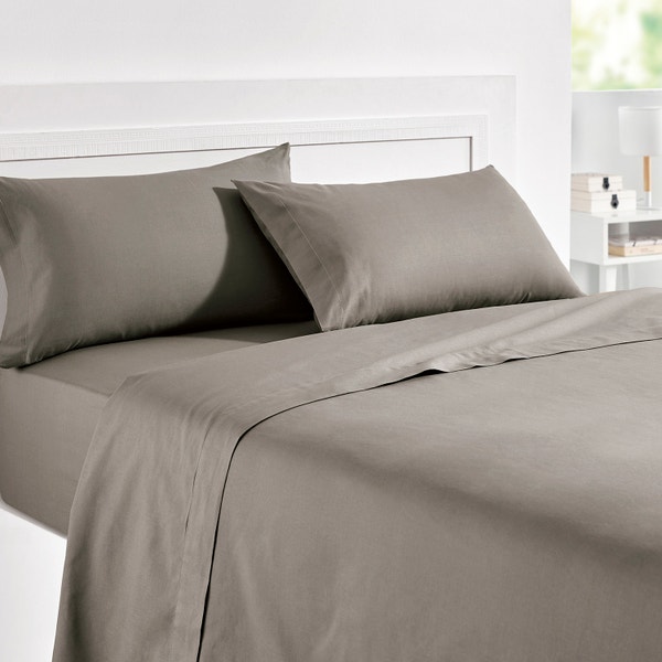 Pikolin Home 100% Cotton Breathable Fitted Lower Sheet