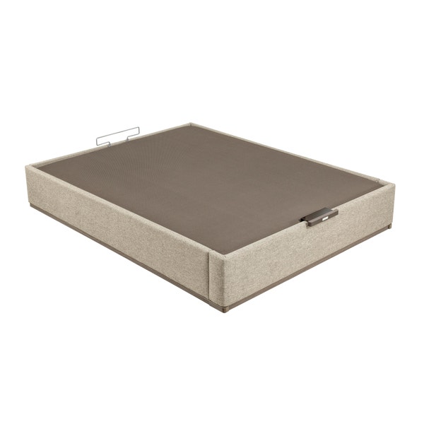 Pikolin Home Ash-coloured Electric Upholstered Storage Base - DESIGN TAPIZADO