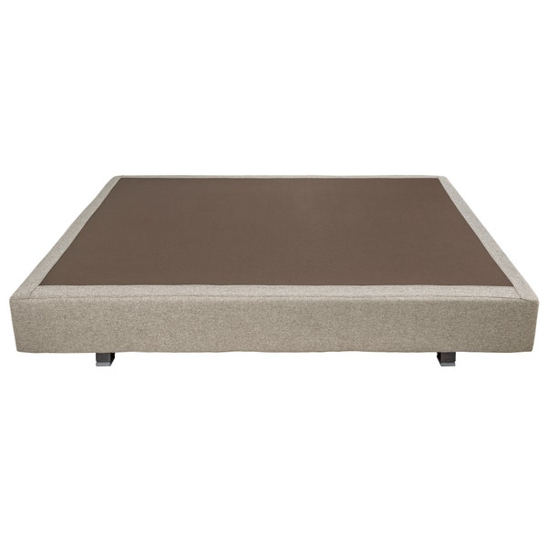 Pikolin Home Ash-coloured Premium Breathable Upholstered Base With 3D Textile Springs - ERGOBOX TEXTIL