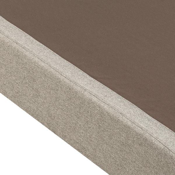 Pikolin Home Ash-coloured Premium Breathable Upholstered Base With 3D Textile Springs - ERGOBOX TEXTIL