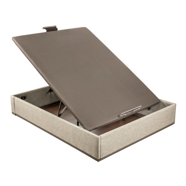 Pikolin Home Ash-coloured Upholstered Folding Storage Base - DESIGN TAPIZADO