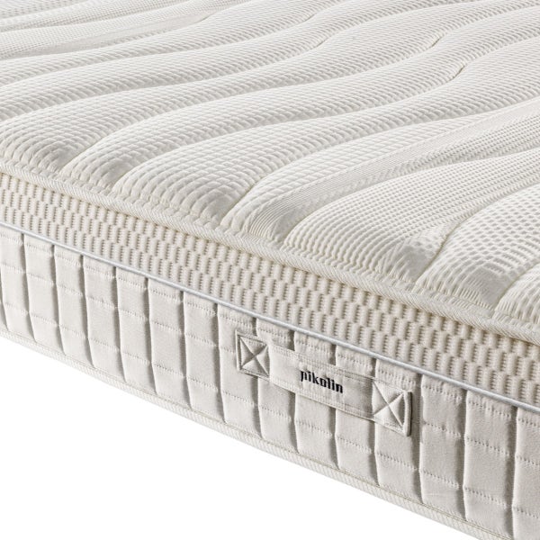 Pikolin Home Bundle: Hotel Mattress And Base With White Upholstery