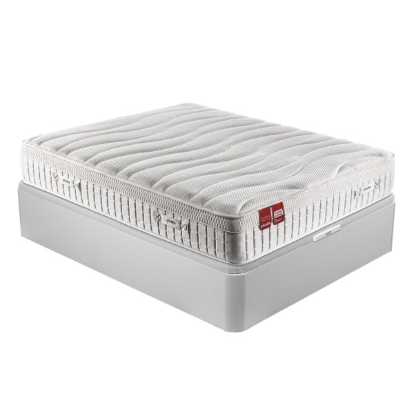 pikolin home Bundle: hotel mattress and white folding storage base