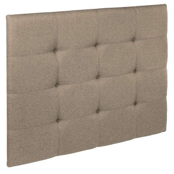 pikolin home Checked textile tufted headboard - CAB. ASH RECT