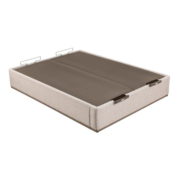 Pikolin Home City-coloured Double Lid Electric Upholstered Storage Base - DESIGN TAPIZADO