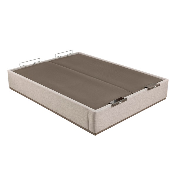 Pikolin Home City-coloured Double Lid Upholstered Folding Storage Base - DESIGN TAPIZADO