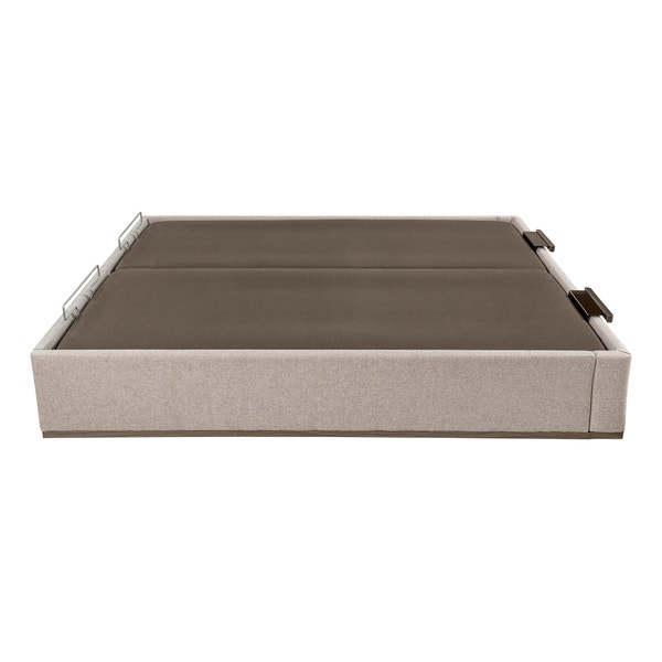 Pikolin Home City-coloured Double Lid Upholstered Folding Storage Base - DESIGN TAPIZADO