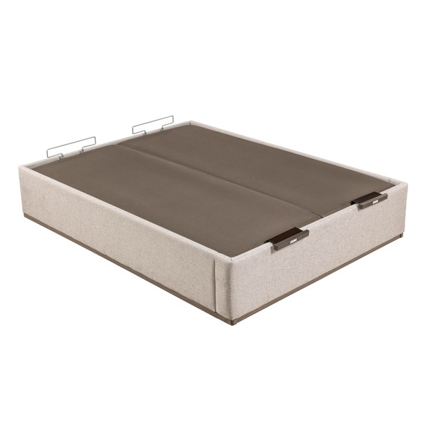 Pikolin Home City-coloured High Capacity And Double Lid Electric Upholstered Storage Base - DESIGN TAPIZADO