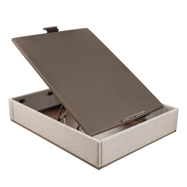 Pikolin Home City-coloured High Capacity Electric Upholstered Storage Base - DESIGN TAPIZADO