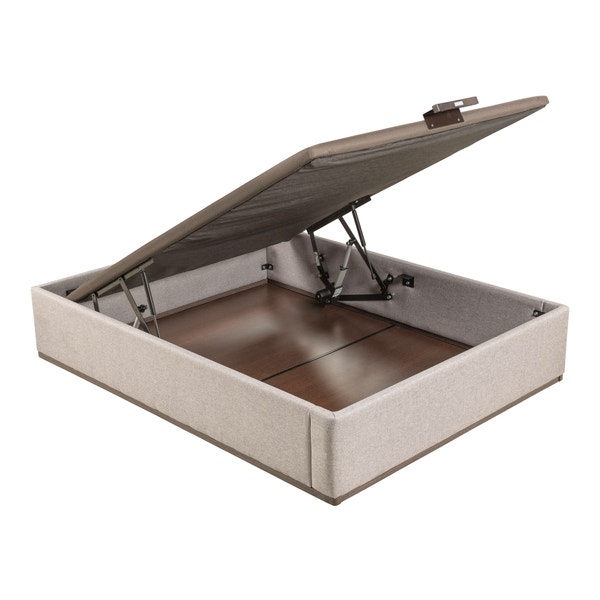 pikolin home City-coloured high capacity electric upholstered storage base - DESIGN TAPIZADO