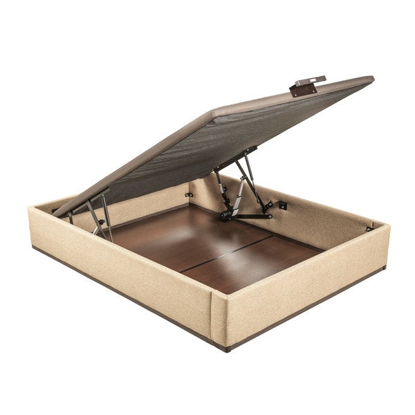 pikolin home Cooper-coloured electric upholstered storage base - DESIGN TAPIZADO