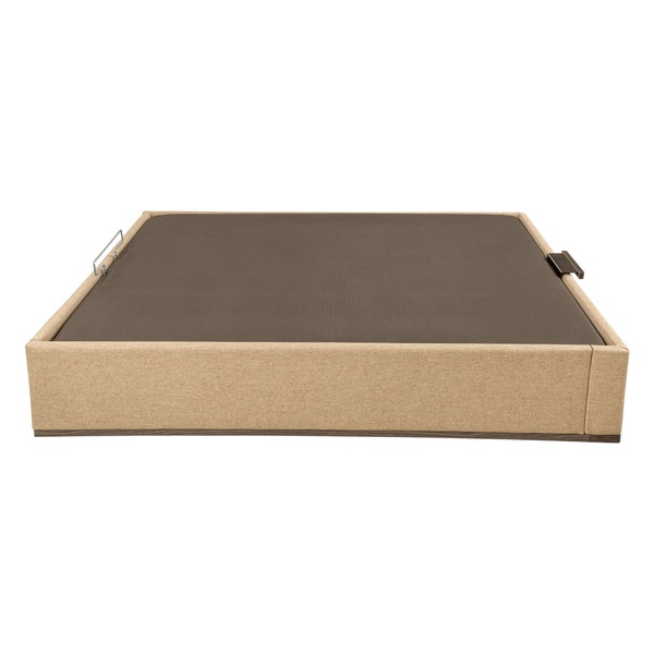 Pikolin Home Cooper-coloured High Capacity Electric Upholstered Storage Base - DESIGN TAPIZADO