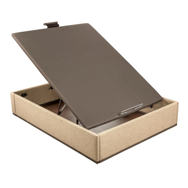 Pikolin Home Cooper-coloured High Capacity Upholstered Folding Storage Base - DESIGN TAPIZADO