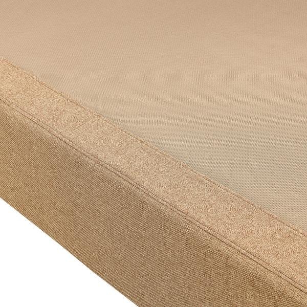 Pikolin Home Cooper-coloured Premium Breathable Upholstered Base With 3D Textile Springs - ERGOBOX TEXTIL