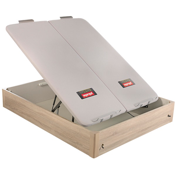 Pikolin Home Electric Dual-lid Natural Coloured Wooden Folding Storage Bed - DESIGN