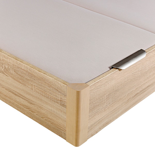 Pikolin Home Electric Dual-lid Natural Coloured Wooden Folding Storage Bed - DESIGN